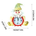 thumbnail image 6 of Oggfader Alarm Clock for Heavy Sleepers Adults Christmas Clock Bedside Decoration Small Gift Clock Cute Silent Alarm Clock, 6 of 6