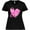 AB-Black, variant on Inktastic Breast Cancer Awareness Pink Ribbon Around Heart Women's Plus Size T-Shirt