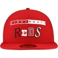 thumbnail image 2 of Men's New Era Red Cincinnati Reds Ransom 59FIFTY Fitted Hat, 2 of 6