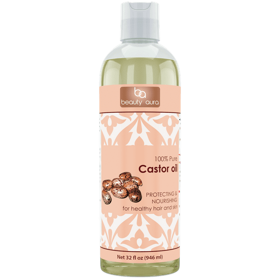 Beauty Aura Castor 32 Oz Oil