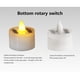 thumbnail image 3 of Ounissouiy Paquete de 12 lámparas solares Dispositivo de iluminación Artesanía Ampliamente aplicable Suministros para fiestas Accesorios para Iluminación navideña Luz cálida intermitente, 3 of 6