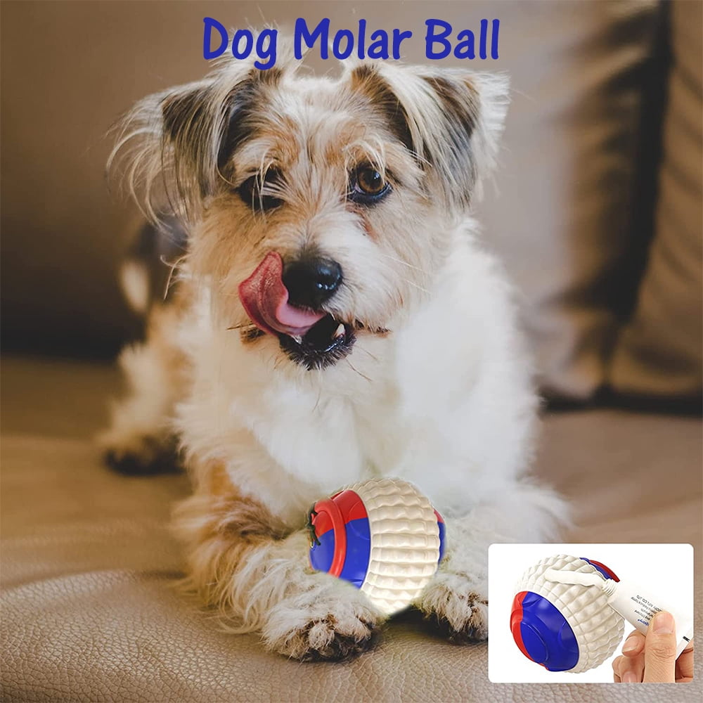 LNKOO Dog Ball Launcher Thrower Toy, Dog Chew Toothbrush Toy for Aggressive Chewers-200 FT Range Multifunctional Puppy Training Playing Throwing Fetch Toy