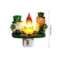 thumbnail image 3 of St Patrick Night Light Plug into Wall, Acrylic Irish St Patrick Day Night Light Decorative for Bedroom, Bathroom, Living Room and Hallway, Holiday Lamp by C7 LED Bulb (Gnome), 3 of 9