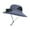 Grey, variant on GEWSEY Wide Brim Solar Fan Hat, Hat with Fans Solar Power for Men Women, Solar Powered & USB Charging Sombrero Con Ventilador Solar (Khaki, One Size)