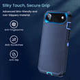 thumbnail image 4 of Entronix Heavy Duty Case Compatible with iPhone Air, Shockproof Hard Cover, Navy Blue, 4 of 5