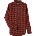 thumbnail image 1 of Camisa a cuadros de franela resistente a la intemperie para hombre, rojo, mediano, 1 of 1