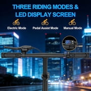 Electric Bike for Adults, 500W Motor, 20 MPH Max Speed Folding Ebike, 14 Electric Bicycles, Max 30 Miles Range (Pedal Assist Mode), Mini E Bikes