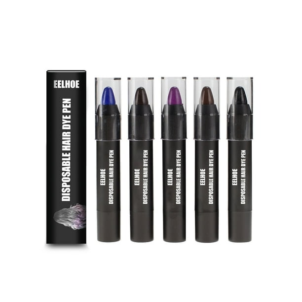 Disposable Hair Dye Pen One-Time dye Instant Gray Root Coverage Color Cream Stick Temporary Cover Up White Colour Disposable Hair Dye Pen One-Time dye Instant Gray Root Coverage Color Cream Stick Temporary Cover Up White Colour