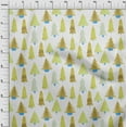 thumbnail image 4 of oneOone Cotton Poplin Twill Olive Green Fabric Tree Sewing Material Print Fabric By The Yard 56 Inch Wide, 4 of 6