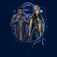 thumbnail image 2 of Men's Marvel Eternals Phastos and Ajak Duo Sweatshirt Navy Blue Medium, 2 of 4