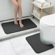 thumbnail image 2 of Alfombrilla de baño de terciopelo y alfombrilla antideslizante para inodoro | Alfombra absorbente para la base del inodoro | Alfombra impermeable y antideslizante para el suelo del baño, 2 of 7