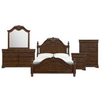 Picket House Furnishings Coppola Queen 5PC Bedroom Set in Cherry