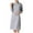 Gray, variant on Jinhomg Womens Casual Long Sleeve Maternity Dress Loose Cozy Solid Midi Nursing Dress Pregnancy Breastfeeding Dresses with Hooded Gray M