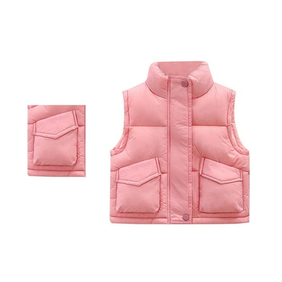 Teen Puffer Vest Sleeveless Jacket Lightweight Girls' Outerwear Jackets & Coats Girls Winter Clothes Kids Clothes Girls Size 10-12 Years