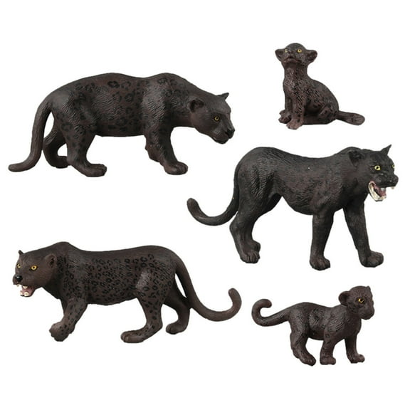 ABPWLY Toys Panther Model Toy Figurine Wild Animal Statue for Collection Decoration Gift 5 Styles Available Sports & Outdoor Play Toys