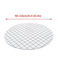 thumbnail image 4 of Nappe de Table Équipée Résistant à l'Eau Couverture de Table de Table Anti-Poussière Propre Blanc 120cm, 4 of 9