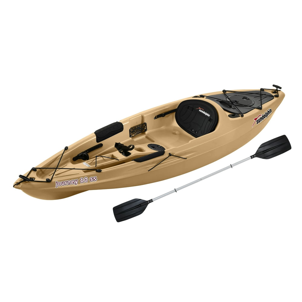 Sun Dolphin Journey 10' SitOn Angler Kayak, Paddle Included Walmart