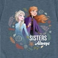 thumbnail image 3 of Frozen - Sisters Always - Toddler And Youth Short Sleeve Graphic T-Shirt, 3 of 5