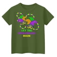 thumbnail image 3 of CCRFTGI Mardi Gras Shirt for Child Girls Size 10-12 Funny Carnival Graphic T Shirts Fashion Beads T-Shirt Holiday Crew Neck Carnival T-Shirt Dark Green 11-12 Years, 3 of 3