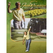 Jack Nicklaus Autographed 44" x 33" 1986 Masters Canvas - Fanatics Authentic Certified