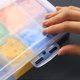 thumbnail image 3 of Riwesomey Cajas de almacenamiento de plástico transparente, caja práctica con compartimentos de 24 rejillas para organizar artículos pequeños Herramientas eléctricas, 3 of 6