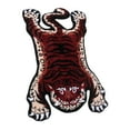 thumbnail image 4 of Tiger Rug Animal Shaped Rug Absorbent Cartoon with Nonslip Backing Tiger Carpet Red, 4 of 9
