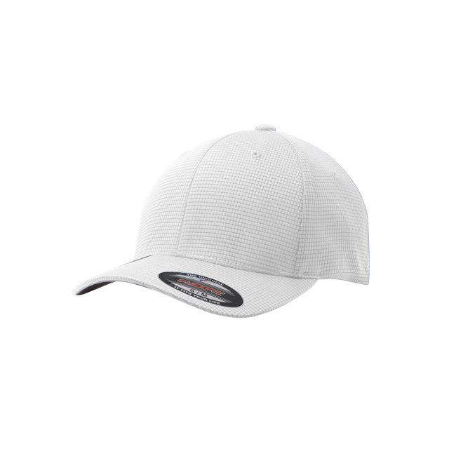 Top Headwear Grid Texture Baseball Cap - White - Large/X-Large
