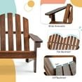 thumbnail image 4 of Topcobe 2 Person Adirondack Chair with High Backrest, Toddler Living Room Chair, 4 of 7