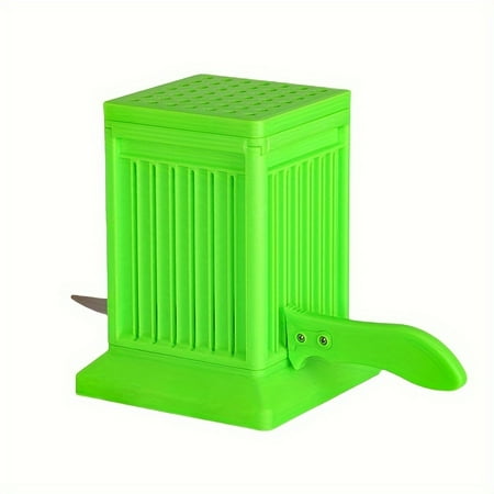 

49-Hole Barbecue Skewer Maker - Plastic Meat Stringing Tool for Lamb Skewer Kebab BBQ - No Electricity Needed Food Safe Contact Grill Accessory