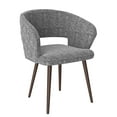 thumbnail image 4 of Ottomanson Palermos Mid Century Modern Easy Assembled Kitchen Dining Chair, Gray, Set of 2, 4 of 6