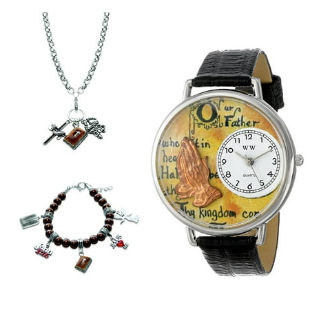 Maven Gifts Whimsical Gifts Christian Jewelry Set with Earrings Bracelet and Watch