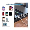 thumbnail image 2 of Cable De Cargador Usb Para iPhone iPad 12w Carga Rápida 3pzs Blanco, 2 of 2
