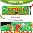 thumbnail image 2 of SURJDE Chili Cook Off Banner, Chili Banner Sign (180cm x 60cm GreenB), 2 of 7