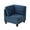 Corner-Blue, variant on Aukfa Modular Sectional Couch Set - Square Sofa Ottoman- Flannel - Gray