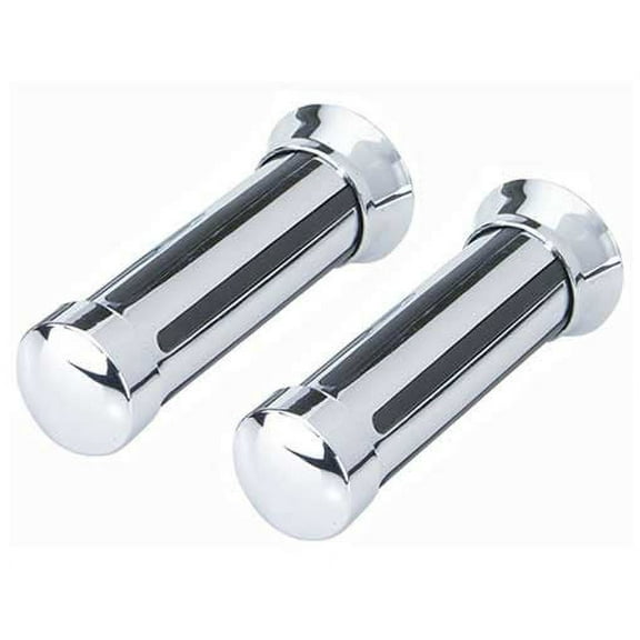 Grips Lines Black/Chrome 88m Eagle. Bike grips, bicycle grips, lowrider grips, beach cruiser grips, mountain bike grips