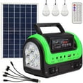thumbnail image 1 of DEBGFS Solar Generator Portable with Solar Panel Solar Power Generators Portable Power Station with Bulb Rechargeable Power Supply,green, 1 of 8