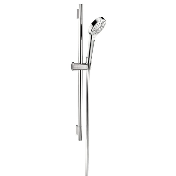 Hansgrohe Croma Select S 6-inch Handshower with Slide Bar and Hose in Chrome, 04940000