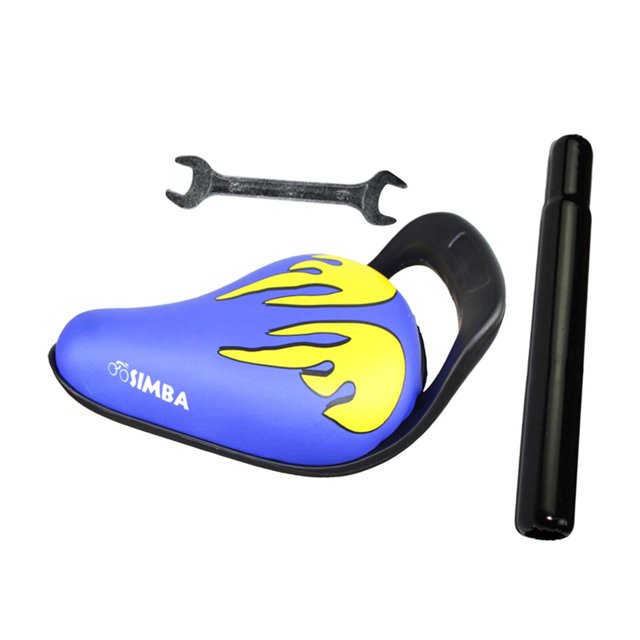 jinwen Kids Bike Saddle Accessory Breathable Balance Bike Parts Kids Saddle Blue