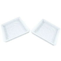 WHAMVOX  2 Pcs Garden Concrete Cement Mold DIY Color Brick Molds Plastic Path Pavement