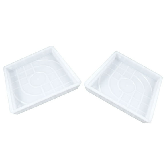 WHAMVOX  2 Pcs Garden Concrete Cement Mold DIY Color Brick Molds Plastic Path Pavement