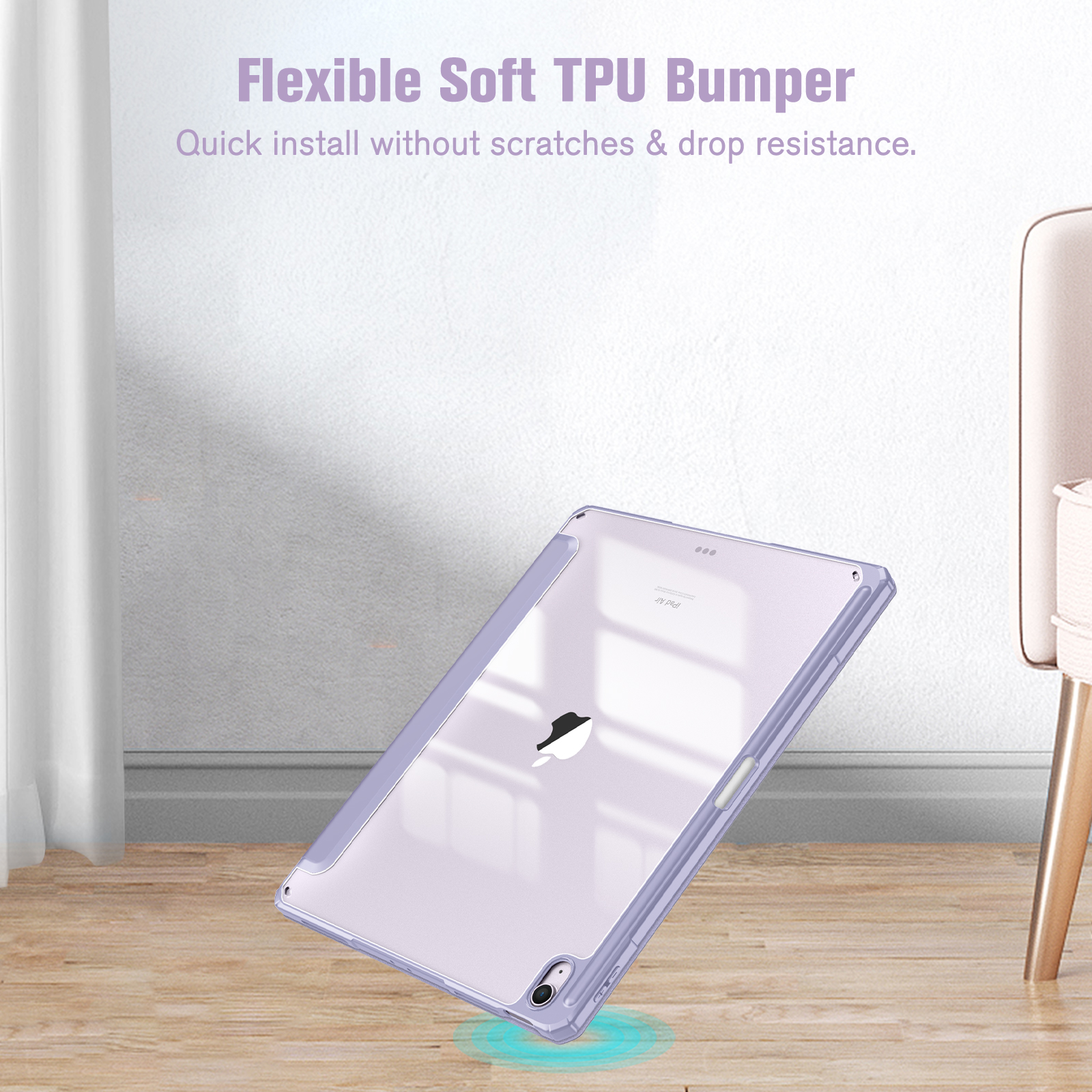 Fintie Hybrid Slim Case for iPad Air 13-Inch, Purple photo 8
