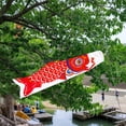 thumbnail image 2 of Sylvtty Fish Windsock Japanese Carp Streamer Flag Koinobori Wind Sock Outdoor Hanging Banner Decoration for Garden Yard Deck, 2 of 7