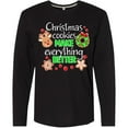 thumbnail image 3 of Inktastic Christmas Cookies Make Everything Better Long Sleeve T-Shirt, 3 of 5