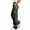 Army Green-women pants, variant on RongHuan Womens Cargo Pants Elastic Waist Hiking Pant Athletic Straight Leg Trouser High Waisted Pant with Multi Pockets