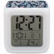 thumbnail image 1 of wonima02 Digital Alarm Clock Teeth Dental Seamless Pattern Desk Table Clock, 7 LED Color Changing Cube Clock Glowing Colorful Digital Alarm Clock for Adults Girls Boys, 1 of 1