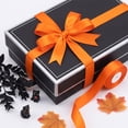 thumbnail image 7 of XIA0LE Halloween Satin Ribbon Black Purple Orange Solid Color Ribbon 0.39in X 7 Yards For Gift Wrapping Bows Crafts Party Decor Diy Supplies, 7 of 7
