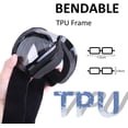 thumbnail image 3 of Motorcycle Goggles for Dirt Bike, Motocross, ATV, Racing, and Ski - Windproof and Dustproof, 3 of 7
