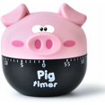 thumbnail image 1 of Temporizadores de 60 minutos Temporizadores mecánicos Reloj de cocina Reloj de cocina Contadores de alarma ruidosos (cerdo), 1 of 5