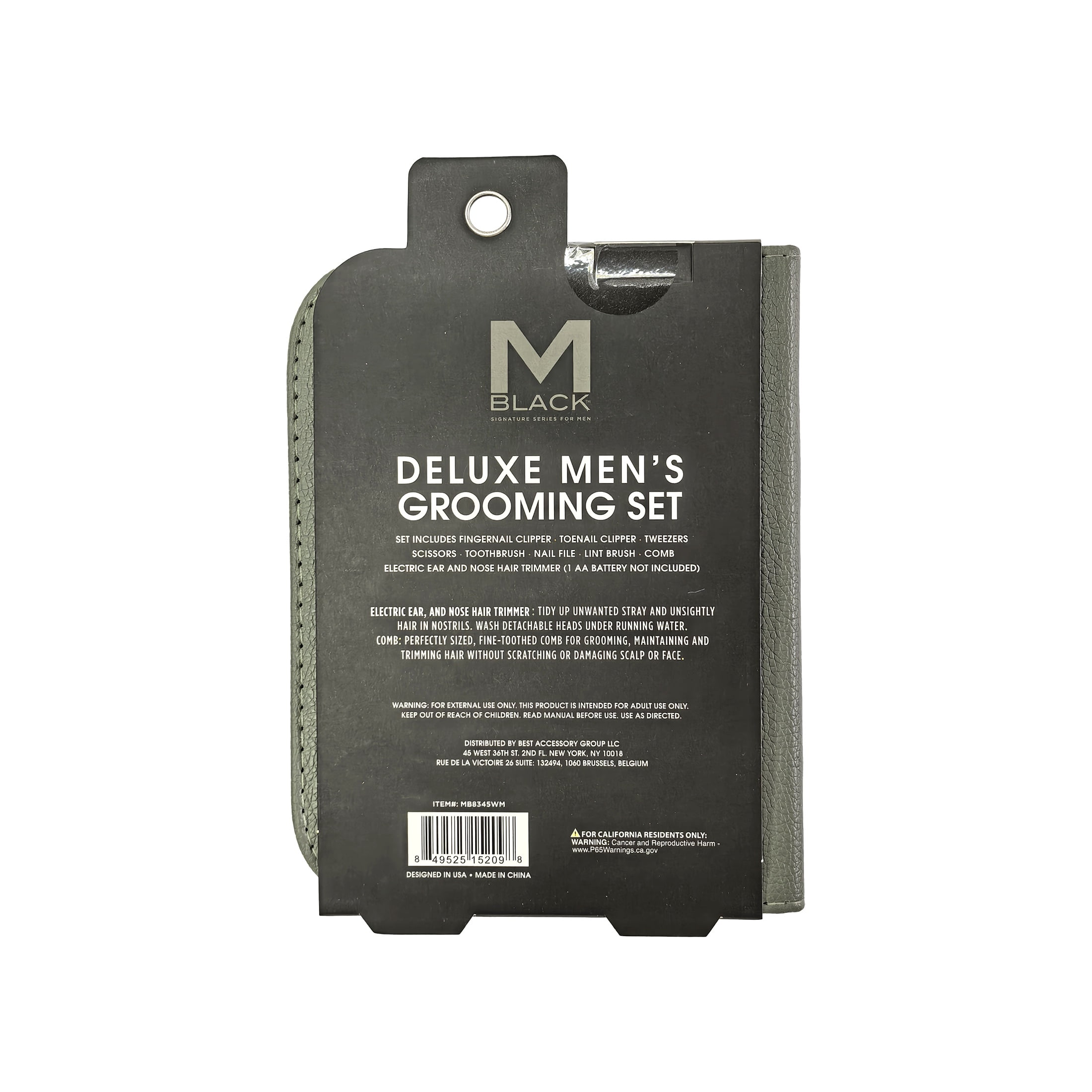 M Black Mens Grooming Kit, Green, 10 Piece - Walmart.com