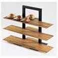 thumbnail image 2 of Cal Mil 1464-48 3-Tier Frame Stand, Brown - 18.25 x 11 x 25 in., 2 of 2